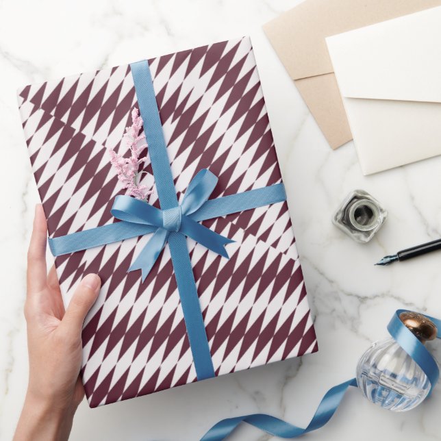 Cadeau Papier de recouvrement d'illusion géométrique opti (Cadeaux)