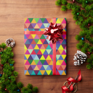 Cadeau Papier de recouvrement géométrique de 30 pouces x
