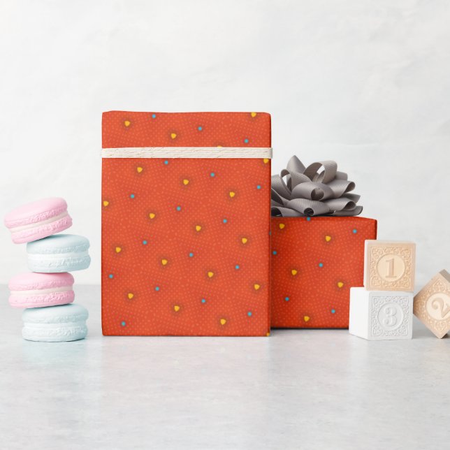 Cadeau Papier de recouvrement géométrique Whimsical (Baby Shower)