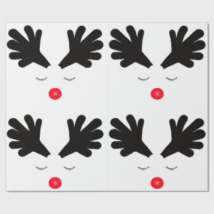 Cadeau Papier de recouvrement Rudolph