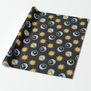 Cadeau Papier de recouvrement Sun & Moon