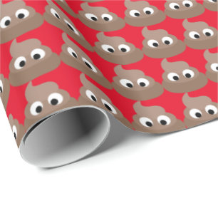 CADEAU PAPIER DE RÉSERVATION DE NOËL FUNNY POOP