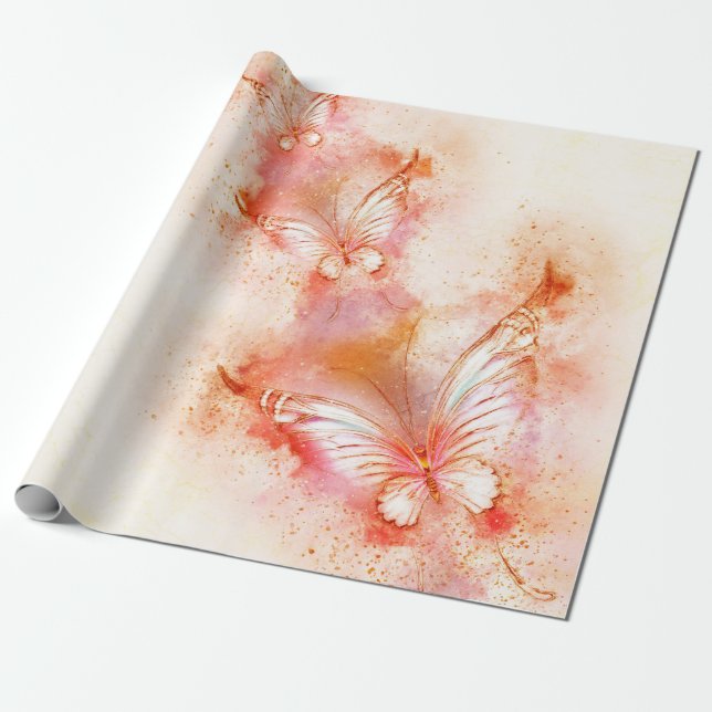 Cadeau papier de scrapbooking Arrière - plan (Déroulé)