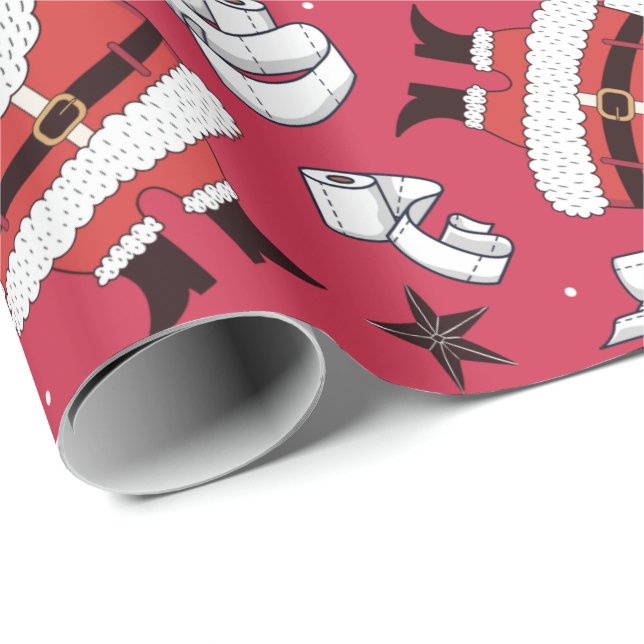 Cadeau Papier de toilette Père Noël (Coin rond)