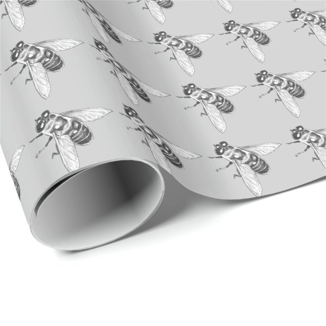 Cadeau Papier d'écorce d'abeilles (Coin rond)