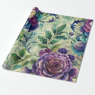 Cadeau Papier découpage pour meubles à motif floral conti