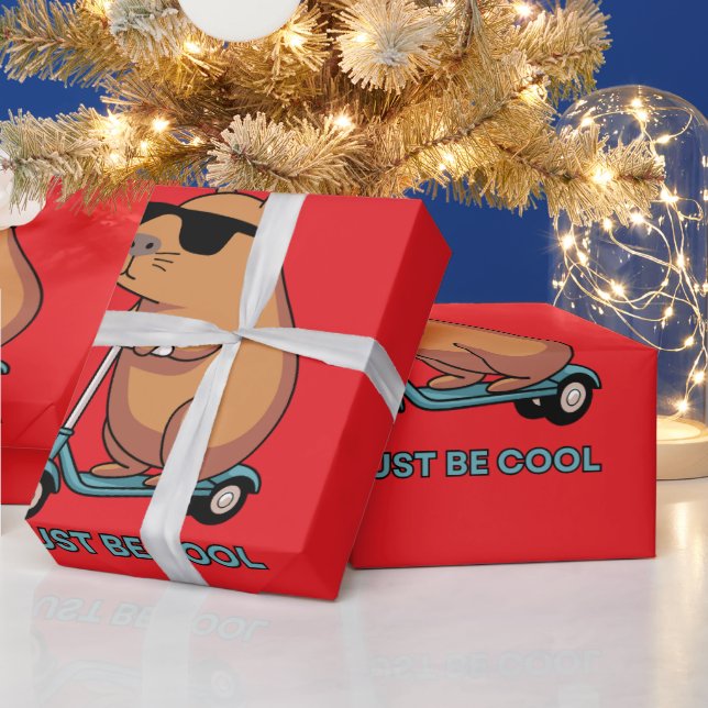 Cadeau Papier d'emballage (Vacances)