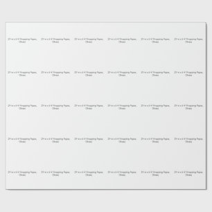 Cadeau Papier d'emballage 29 po x 6 pi, brillant