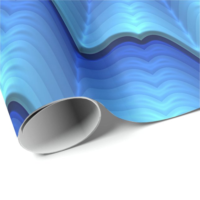 Cadeau Papier d'emballage 3D Abstrait Art 4 (Coin rond)