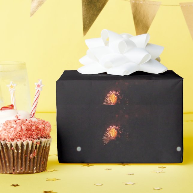 Cadeau Papier d'emballage 8 mat Fireworks (Fête d'anniversaire)
