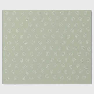 Cadeau Papier d'emballage à dent mignon