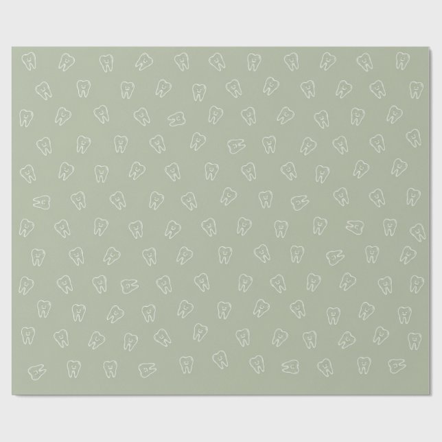 Cadeau Papier d'emballage à dent mignon (Plat)