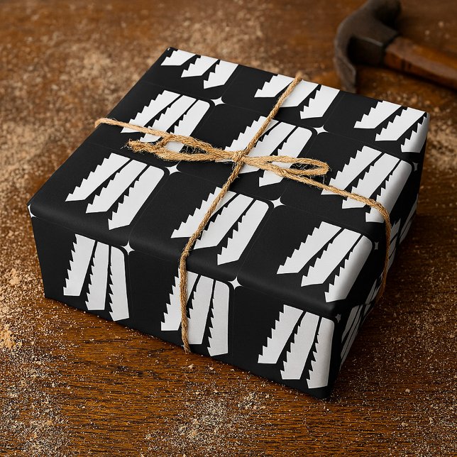 Cadeau Papier d'emballage à dents de scie (Créateur téléchargé)
