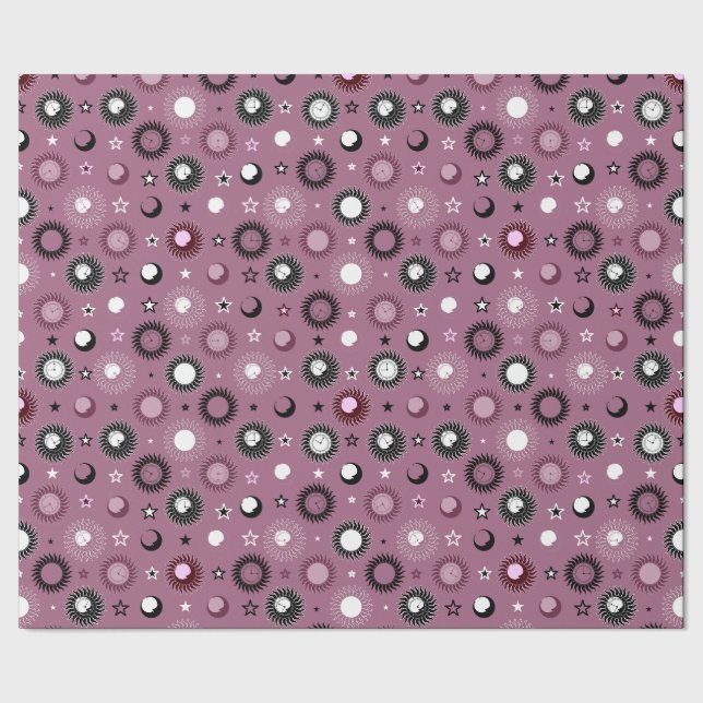 Cadeau Papier d'emballage à mécanisme céleste (Couture)