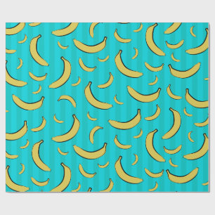 Cadeau Papier d'emballage à motif de banane