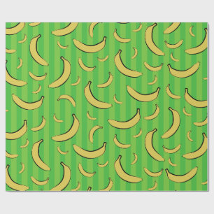 Cadeau Papier d'emballage à motif de banane
