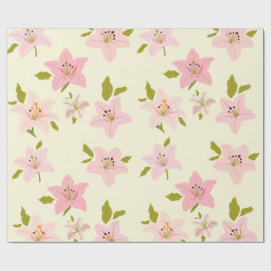 Cadeau Papier d'emballage à motif de jardin floral coloré