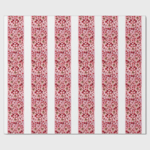 Cadeau Papier d'emballage à motif de nœud papillon cœur C