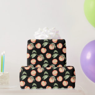 Cadeau Papier d'emballage à motif de pêche d'été doux
