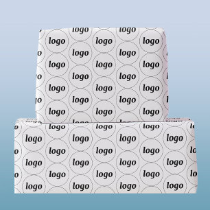 Cadeau Papier d'emballage à motif simple pour entreprise 