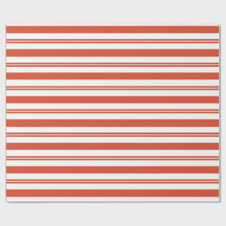 Cadeau Papier d'emballage à rayures larges Candy Cane Cho