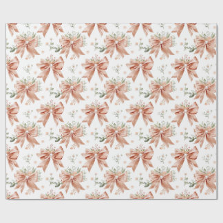 Cadeau Papier d'emballage à ruban vintage rose | Papier c
