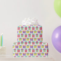 Papier d'emballage actuel Anniversaire