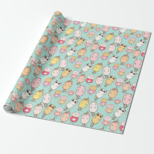 Cadeau Papier d'emballage alimentaire Kawaii
