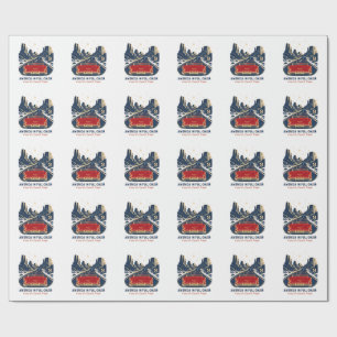 Cadeau Papier d'emballage America en couleur