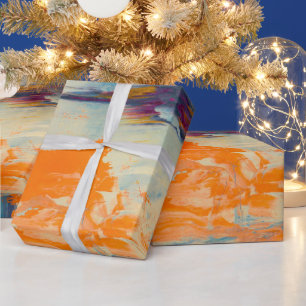 Cadeau Papier d'emballage américain couleur solide