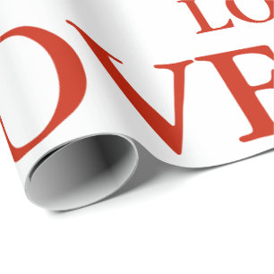 Cadeau Papier d'emballage - AMOUR
