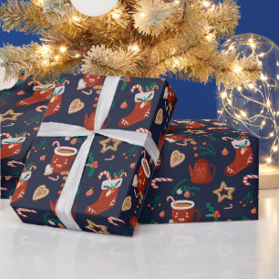 Cadeau Papier d'emballage amusant pour les chaussettes de