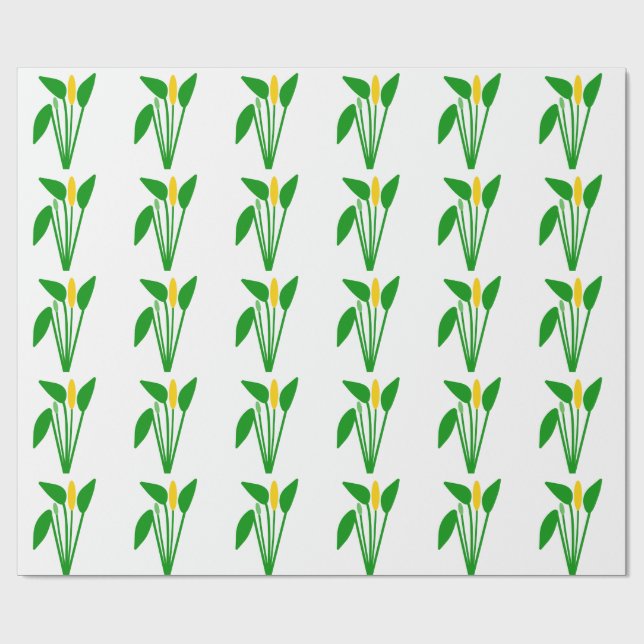 Cadeau Papier d'emballage Araceae (Plat)