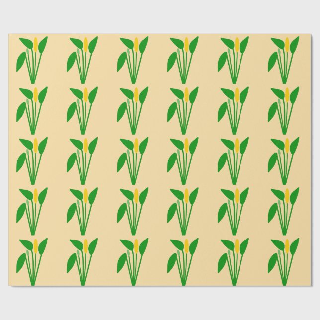 Cadeau Papier d'emballage Araceae (Plat)