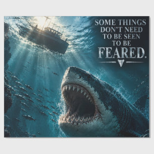 Cadeau Papier d'emballage Attaque de Requin Mégalodon
