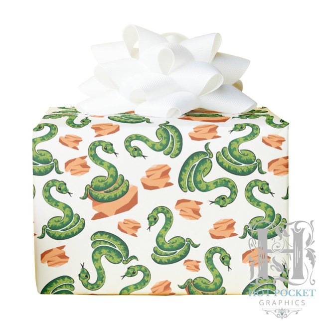 Cadeau Papier d'emballage au serpent (Créateur téléchargé)