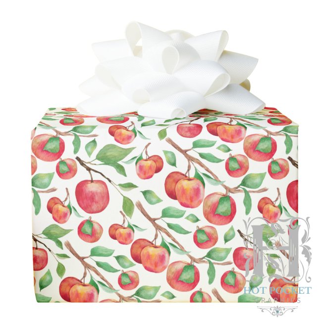 Cadeau Papier d'emballage aux pommes (Créateur téléchargé)