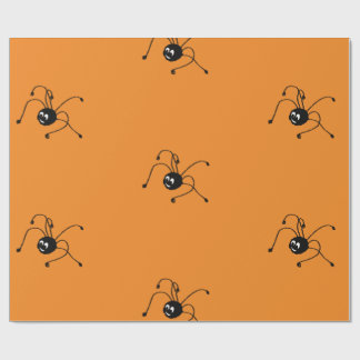 Cadeau Papier d'emballage avec l'araignée