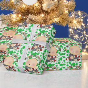 Cadeau Papier d'emballage Babys First Christmas