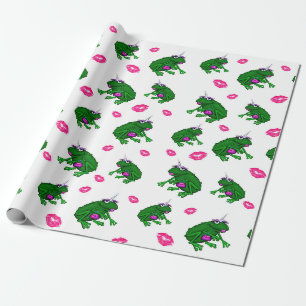 Cadeau Papier d'emballage Baisers de Dame Grenouille