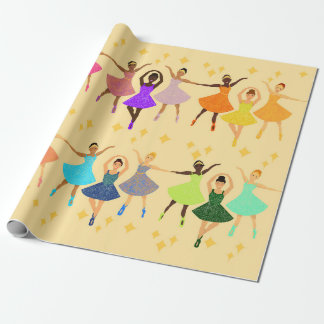 Cadeau Papier d'emballage Ballerina