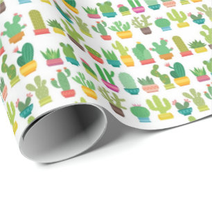 Cadeau Papier d'emballage - Beaucoup de cactus