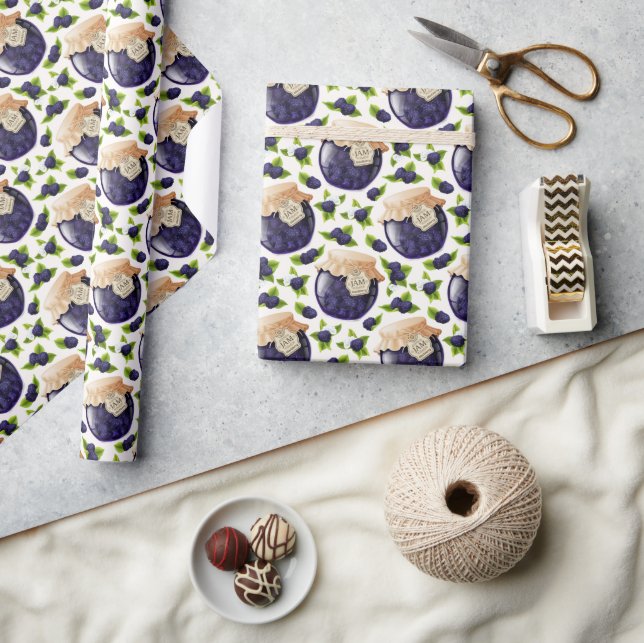 Cadeau Papier d'emballage BlackBerry Jam (Artisanat)