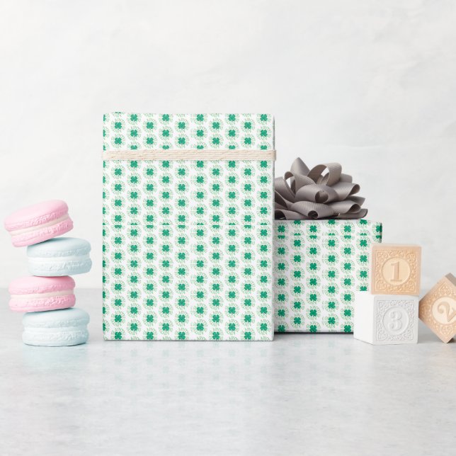 Cadeau Papier d'emballage blanc brillant (Baby Shower)