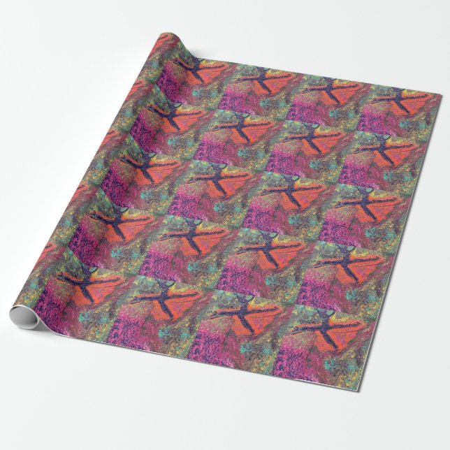 Cadeau Papier d'emballage Bloomfusion (Déroulé)