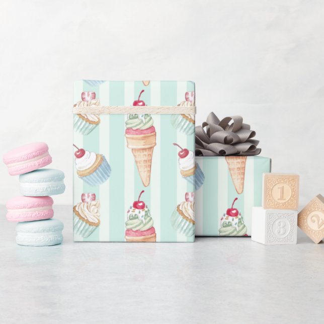 Cadeau Papier d'emballage Bonbons (Baby Shower)