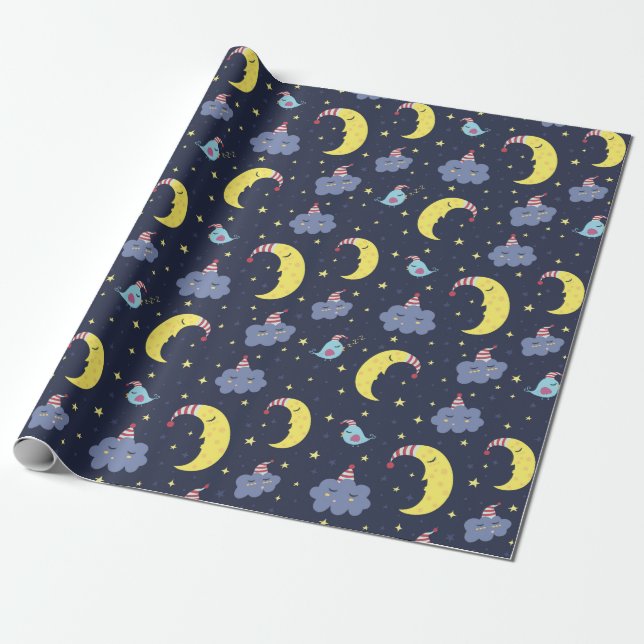 Cadeau Papier d'emballage - Bonne nuit (Déroulé)