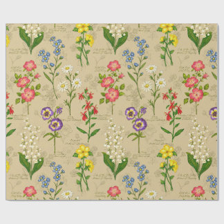 Cadeau Papier d'emballage botanique