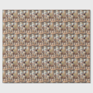 Cadeau Papier d'emballage Boulangerie Bouledogue Français