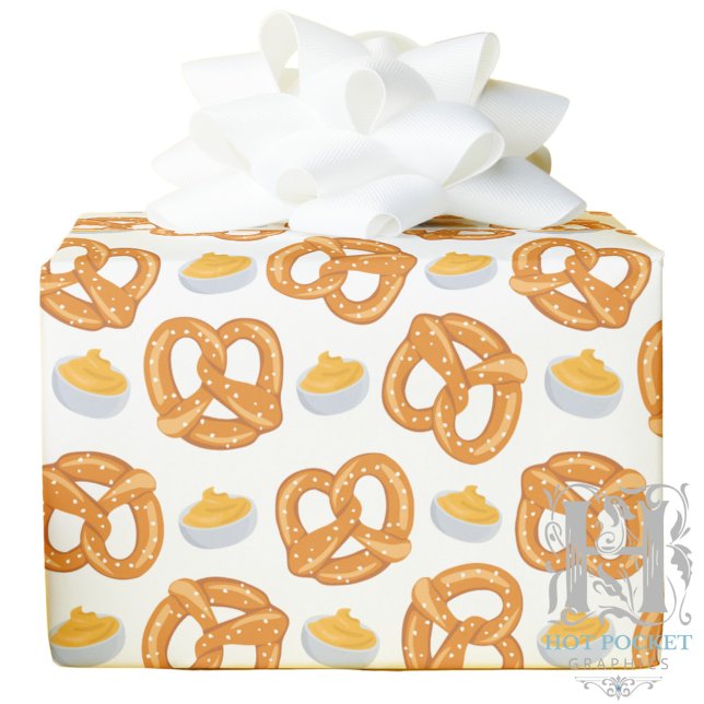 Cadeau Papier d'emballage Bretzels & Fromage (Créateur téléchargé)